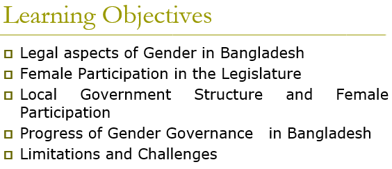 objectives of the lecture