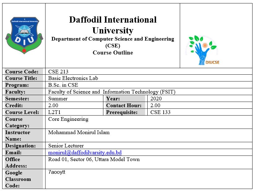 Cover CSE213 Lab